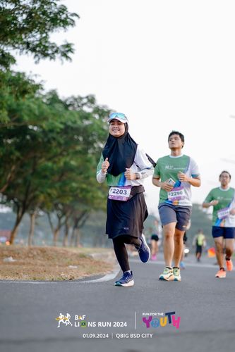 Race photo from BAF LIONS RUN 2024