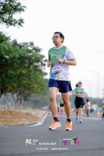 Race photo from BAF LIONS RUN 2024