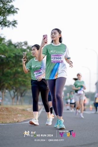 Race photo from BAF LIONS RUN 2024