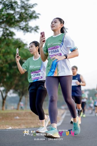Race photo from BAF LIONS RUN 2024