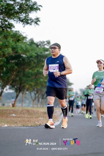 Race photo from BAF LIONS RUN 2024