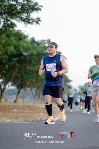 Race photo from BAF LIONS RUN 2024