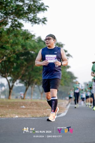Race photo from BAF LIONS RUN 2024