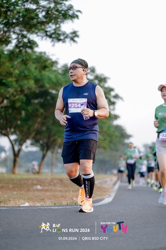 Race photo from BAF LIONS RUN 2024