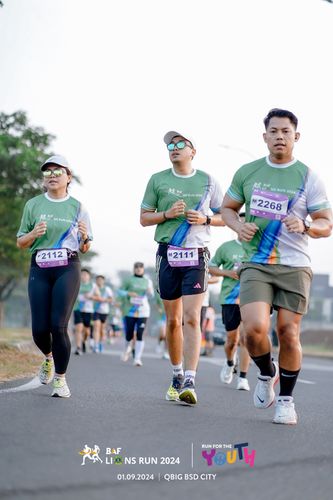 Race photo from BAF LIONS RUN 2024