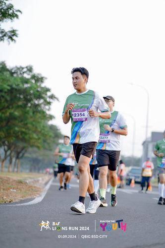 Race photo from BAF LIONS RUN 2024