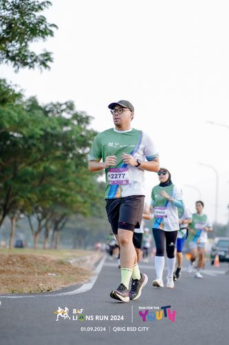 Race photo from BAF LIONS RUN 2024