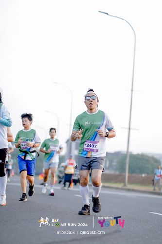 Race photo from BAF LIONS RUN 2024