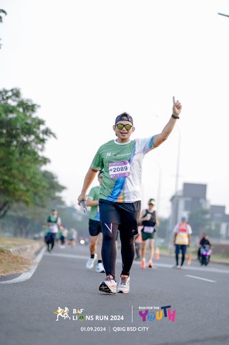 Race photo from BAF LIONS RUN 2024