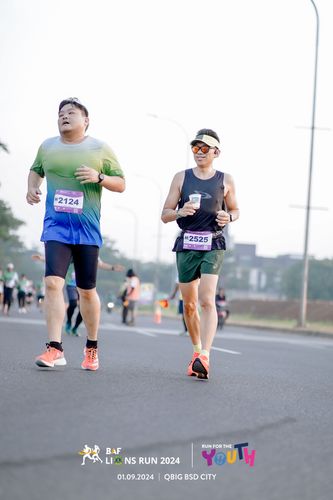 Race photo from BAF LIONS RUN 2024