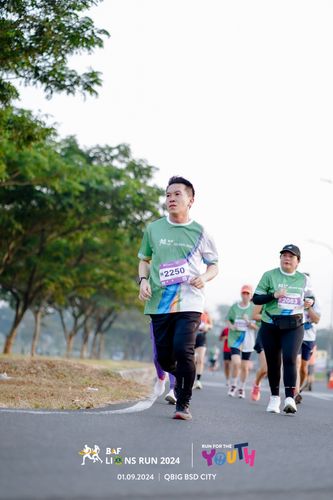 Race photo from BAF LIONS RUN 2024