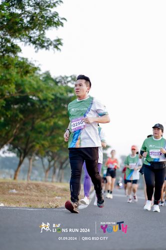 Race photo from BAF LIONS RUN 2024