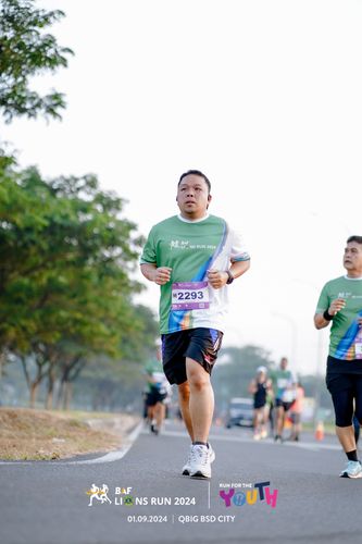Race photo from BAF LIONS RUN 2024