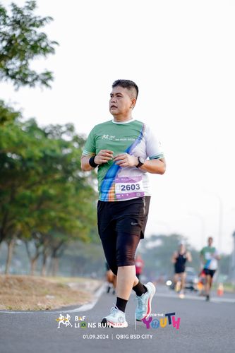 Race photo from BAF LIONS RUN 2024