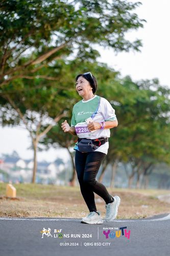 Race photo from BAF LIONS RUN 2024
