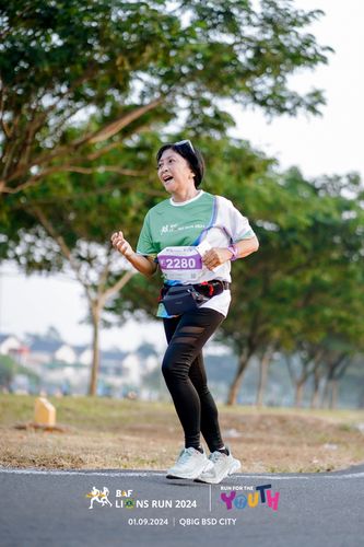 Race photo from BAF LIONS RUN 2024