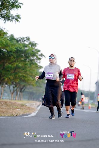 Race photo from BAF LIONS RUN 2024
