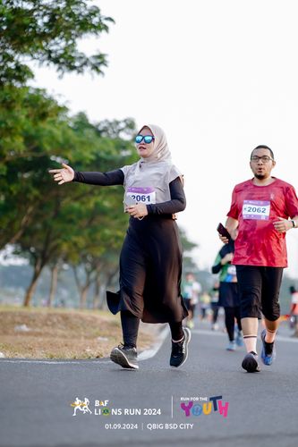 Race photo from BAF LIONS RUN 2024