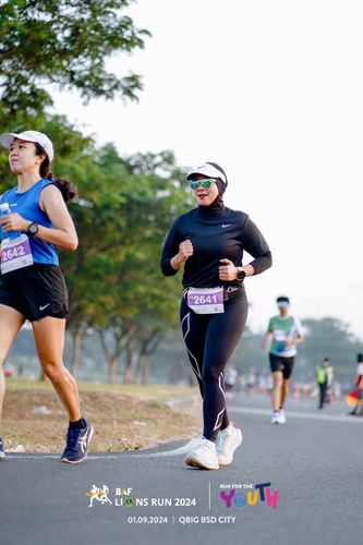 Race photo from BAF LIONS RUN 2024