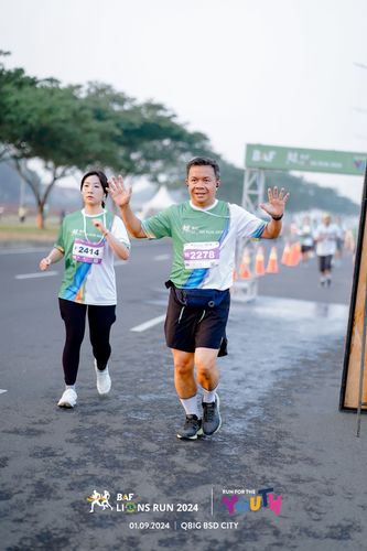 Race photo from BAF LIONS RUN 2024