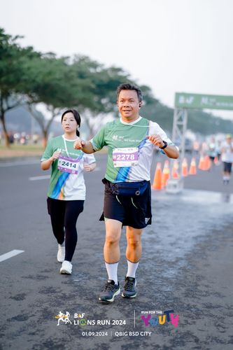 Race photo from BAF LIONS RUN 2024