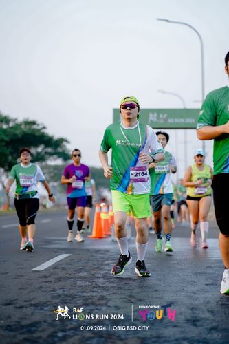 Race photo from BAF LIONS RUN 2024