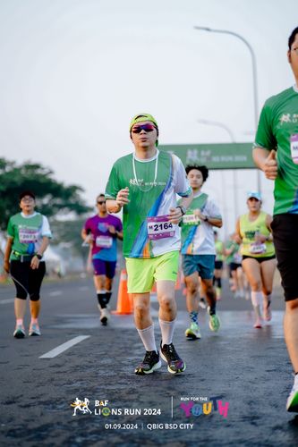Race photo from BAF LIONS RUN 2024
