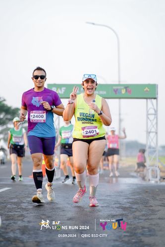 Race photo from BAF LIONS RUN 2024