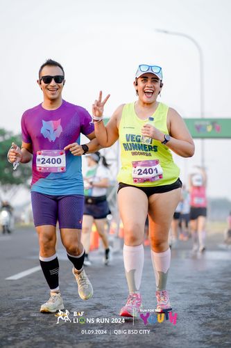 Race photo from BAF LIONS RUN 2024