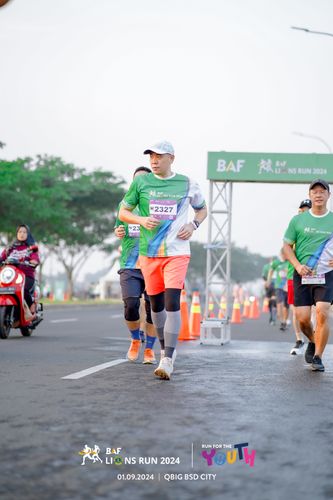 Race photo from BAF LIONS RUN 2024