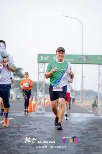 Race photo from BAF LIONS RUN 2024