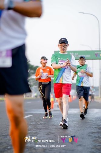 Race photo from BAF LIONS RUN 2024