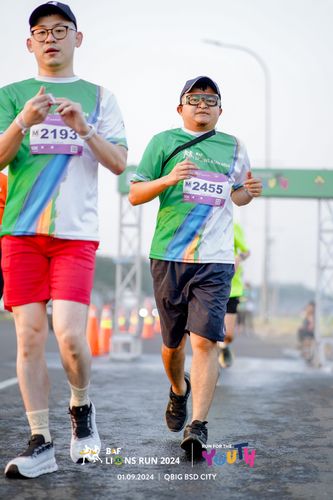 Race photo from BAF LIONS RUN 2024