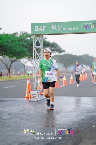 Race photo from BAF LIONS RUN 2024