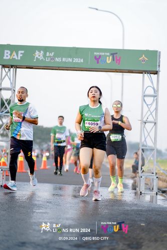 Race photo from BAF LIONS RUN 2024