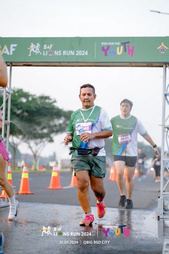 Race photo from BAF LIONS RUN 2024