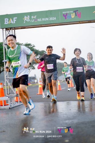 Race photo from BAF LIONS RUN 2024