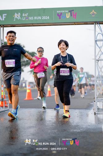 Race photo from BAF LIONS RUN 2024