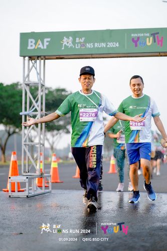 Race photo from BAF LIONS RUN 2024