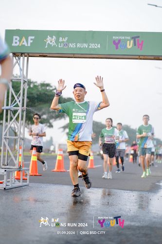 Race photo from BAF LIONS RUN 2024