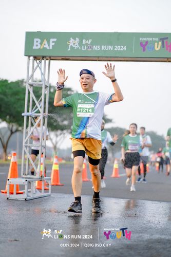 Race photo from BAF LIONS RUN 2024