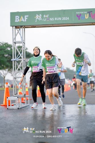 Race photo from BAF LIONS RUN 2024