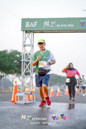 Race photo from BAF LIONS RUN 2024