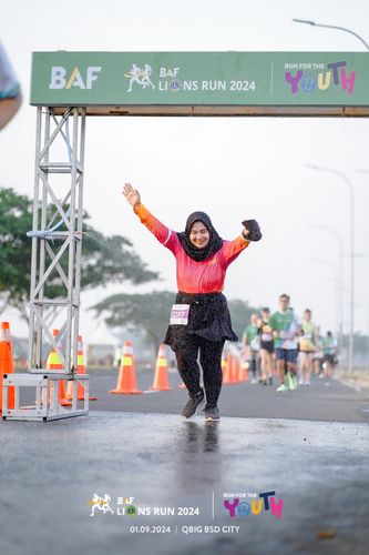 Race photo from BAF LIONS RUN 2024