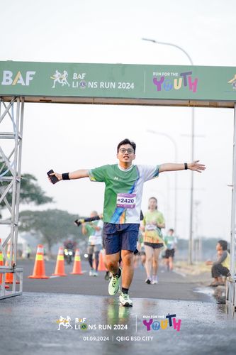Race photo from BAF LIONS RUN 2024
