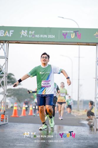 Race photo from BAF LIONS RUN 2024