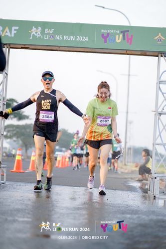 Race photo from BAF LIONS RUN 2024