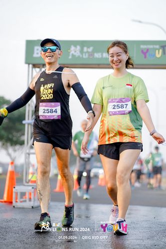 Race photo from BAF LIONS RUN 2024