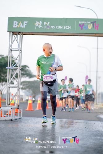 Race photo from BAF LIONS RUN 2024