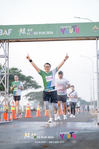 Race photo from BAF LIONS RUN 2024
